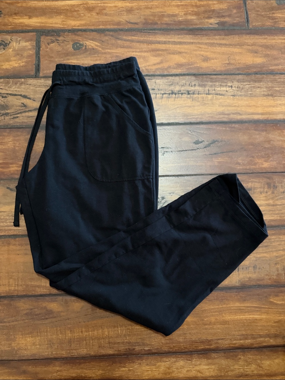 Athletic Works Like New  Black Women's Drawstring Joggers With Pockets